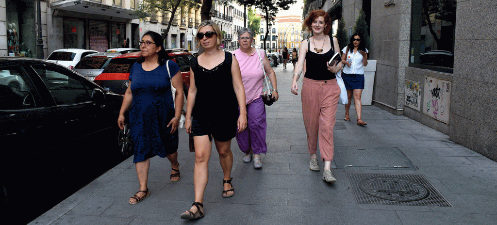 paseo urbano mujeres obreras madrid años treinta Flaneadoras